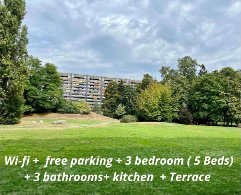 Appartement 7,0 Pieces 3 Chambres Proximite Aeroport Cenevre Dış mekan fotoğraf